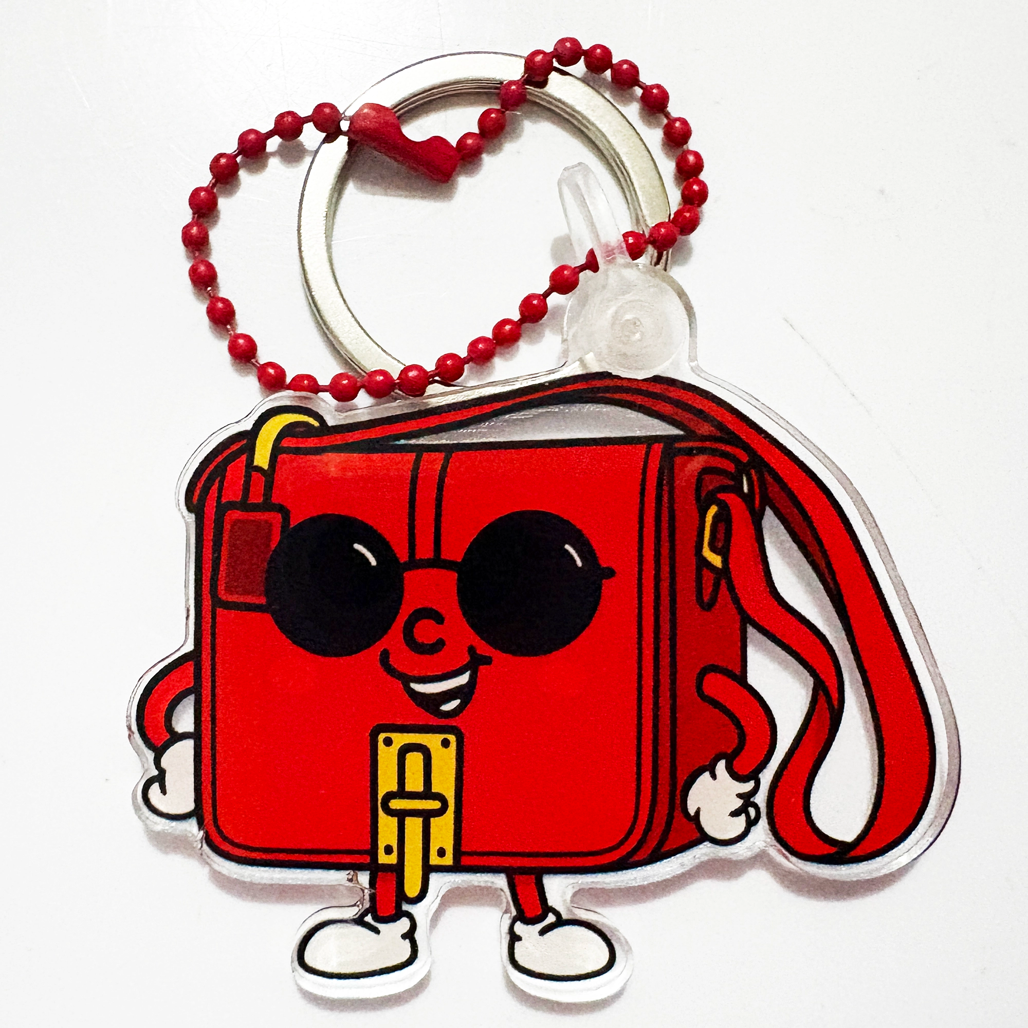 Charmlingz Goldie Hasp Bag Charm Key Ring