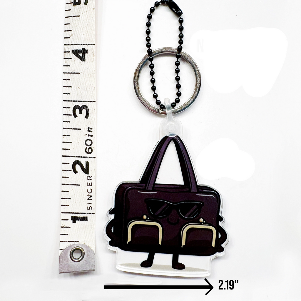 Swaggy bag charm with ruler