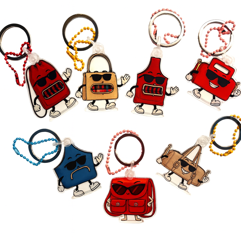 Charmlingz Collection 3 Bag Charms Key Rings