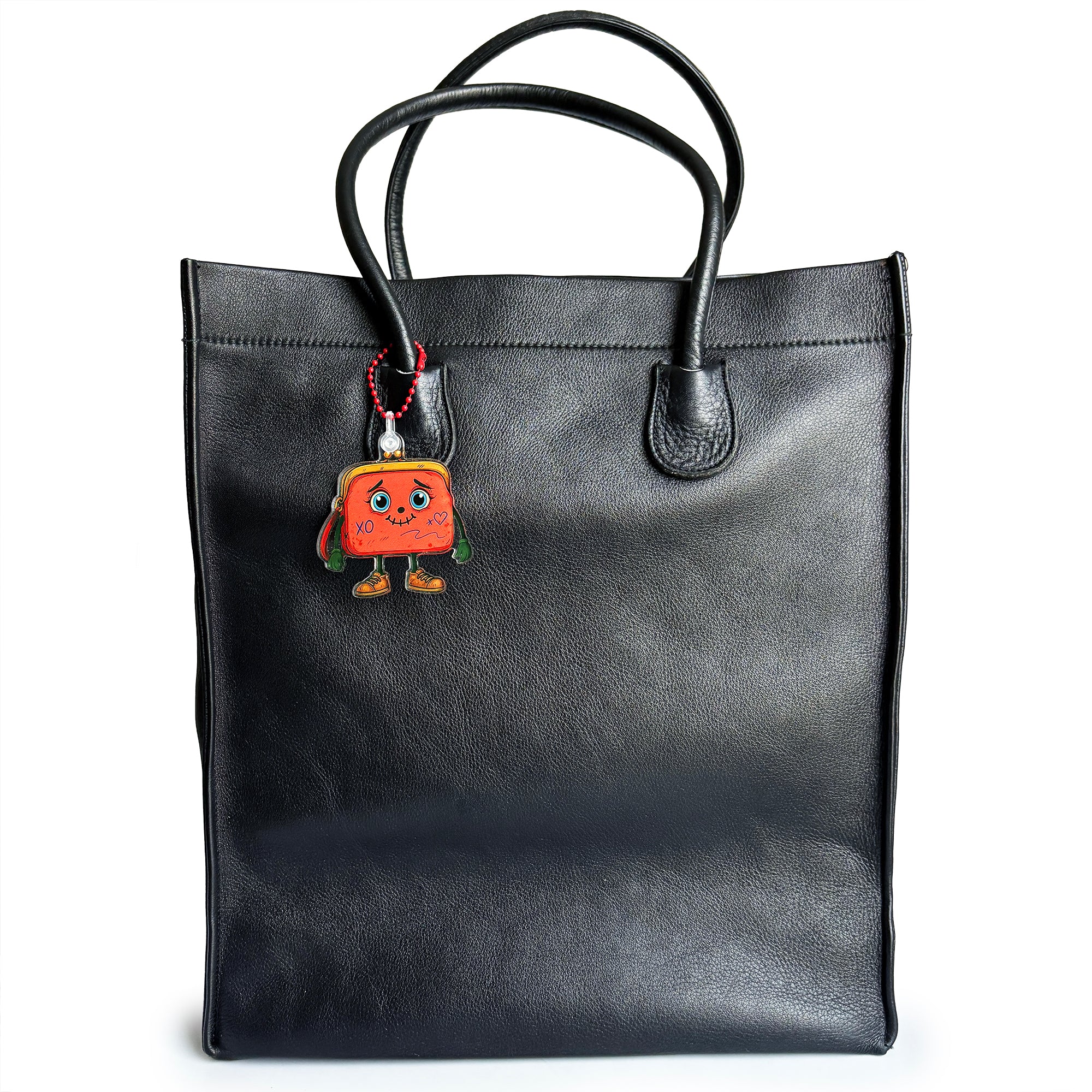 ReLuvable Flopsy bag charm on vintage tote bag