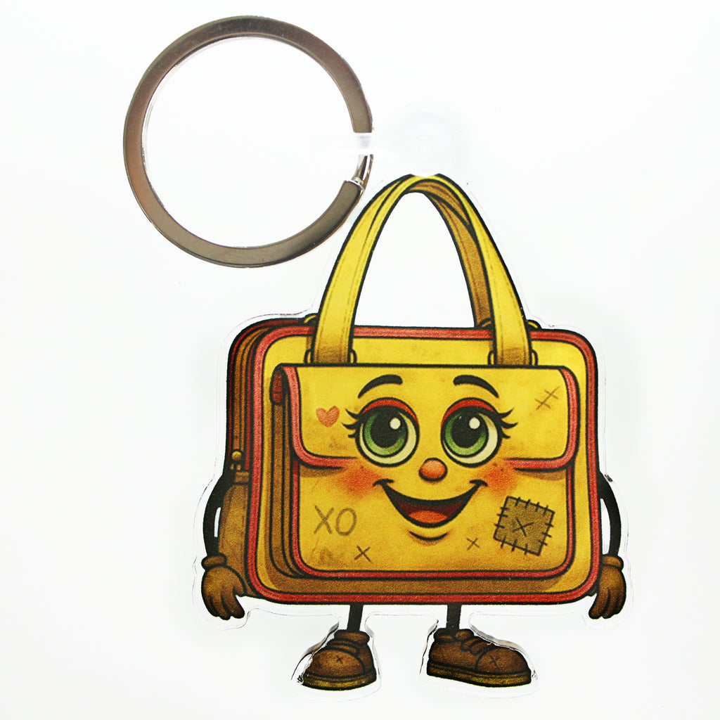 Charmlingz Ms Saffe bag charm key ring