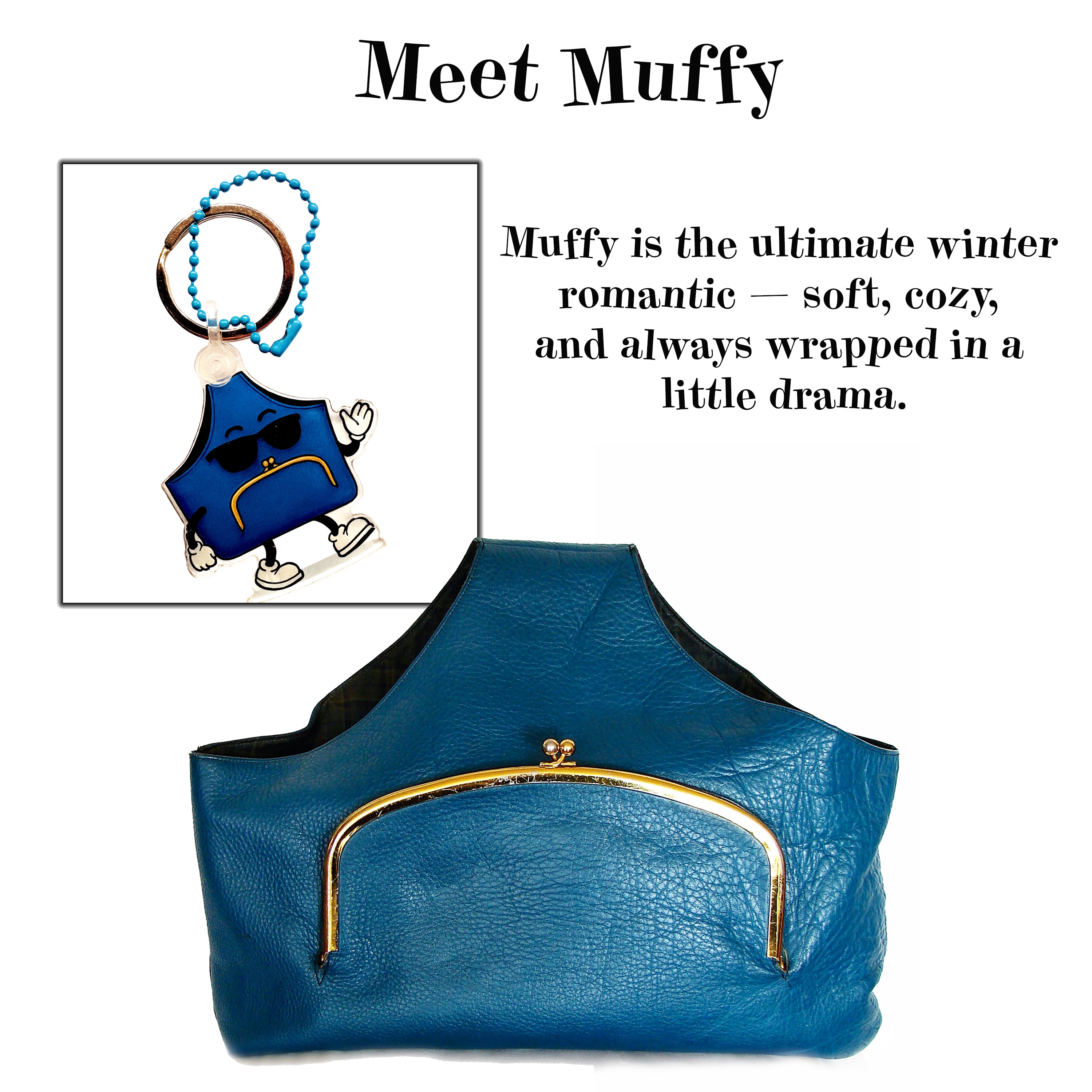 Charmlingz Muffy bag charm key ring story